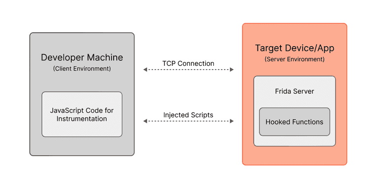 Workflow of Frida, courtesy of Artem Oppermann