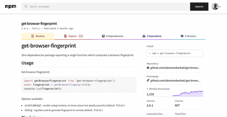 get-browser-fingerprint